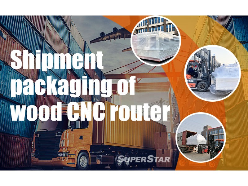 เราเตอร์ CNC ไม้ในการบรรจุ